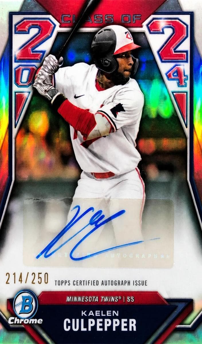 Kaelen Culpepper 2024 bowman Bowman Draft
