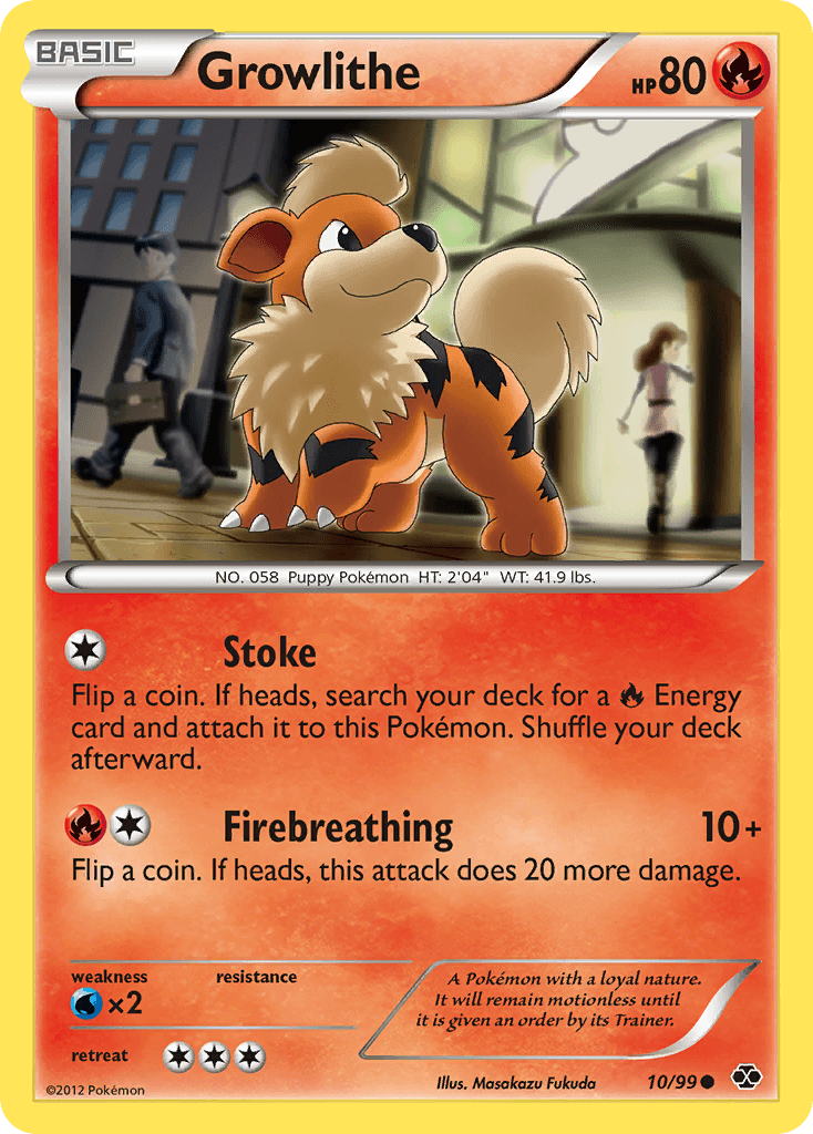 Growlithe 2012 Pokemon Next Destinies