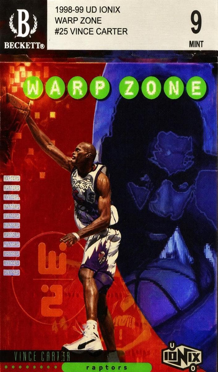 Vince Carter 1998 upper-deck Ionix