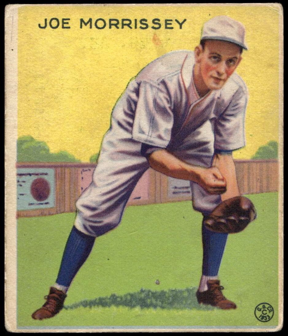 Joe Morrissey 1933 unknown Goudey