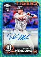 Parker Meadows 2024 topps Topps Chrome Update