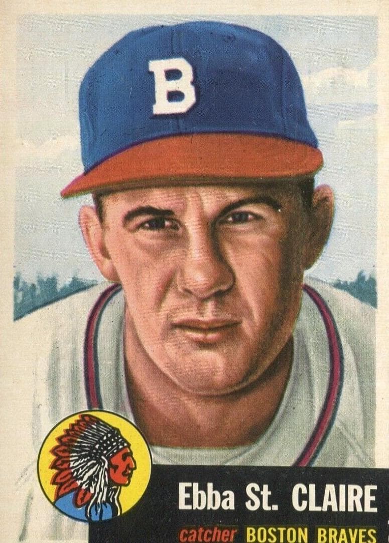 Ebba St. Claire 1953 topps Topps