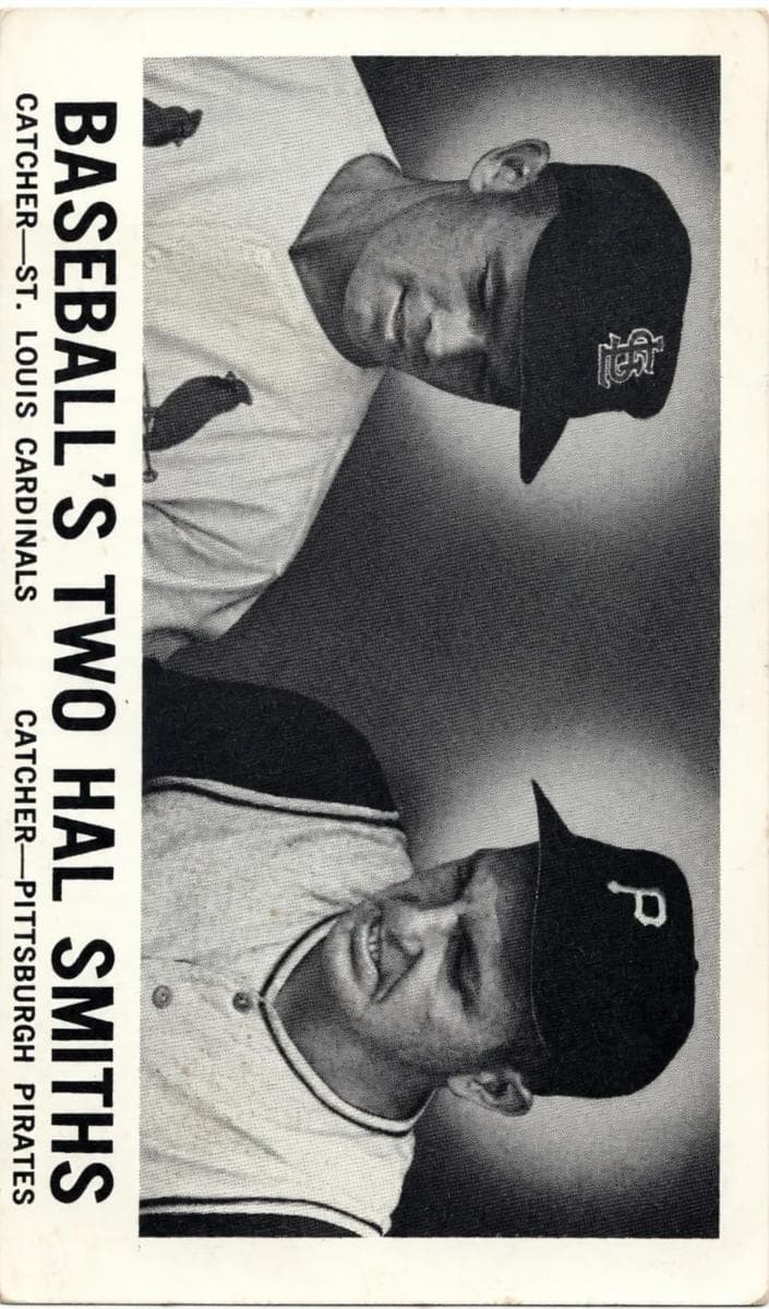 Baseball's Two Hal Smiths (Hal R. Smith / Hal W. Smith) 1960 leaf Leaf Baseball