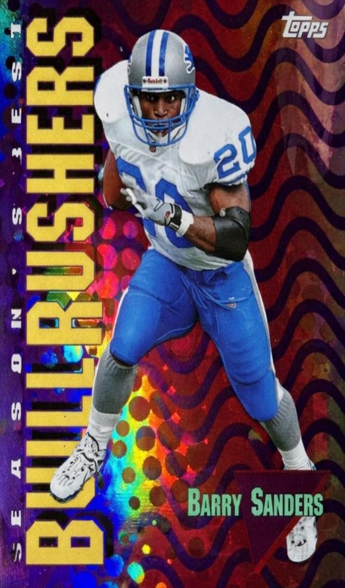 Barry Sanders 1999 topps