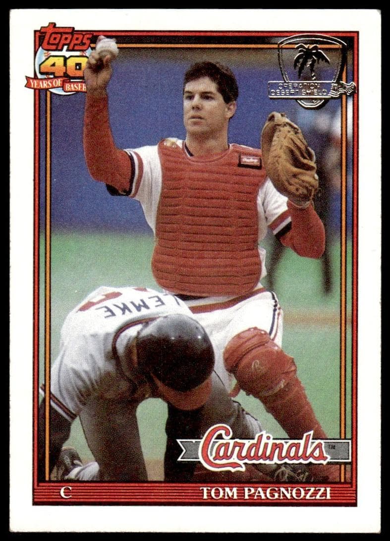 Tom Pagnozzi 1991 topps Topps