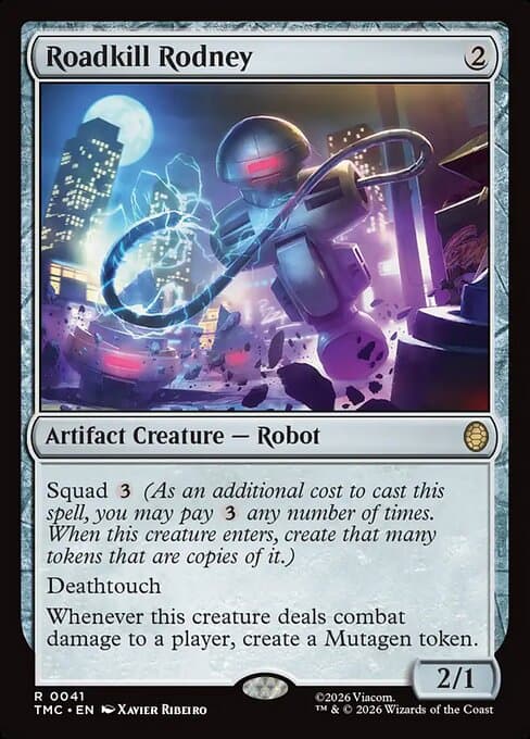 Roadkill Rodney 2026 Magic: The Gathering Teenage Mutant Ninja Turtles Commander