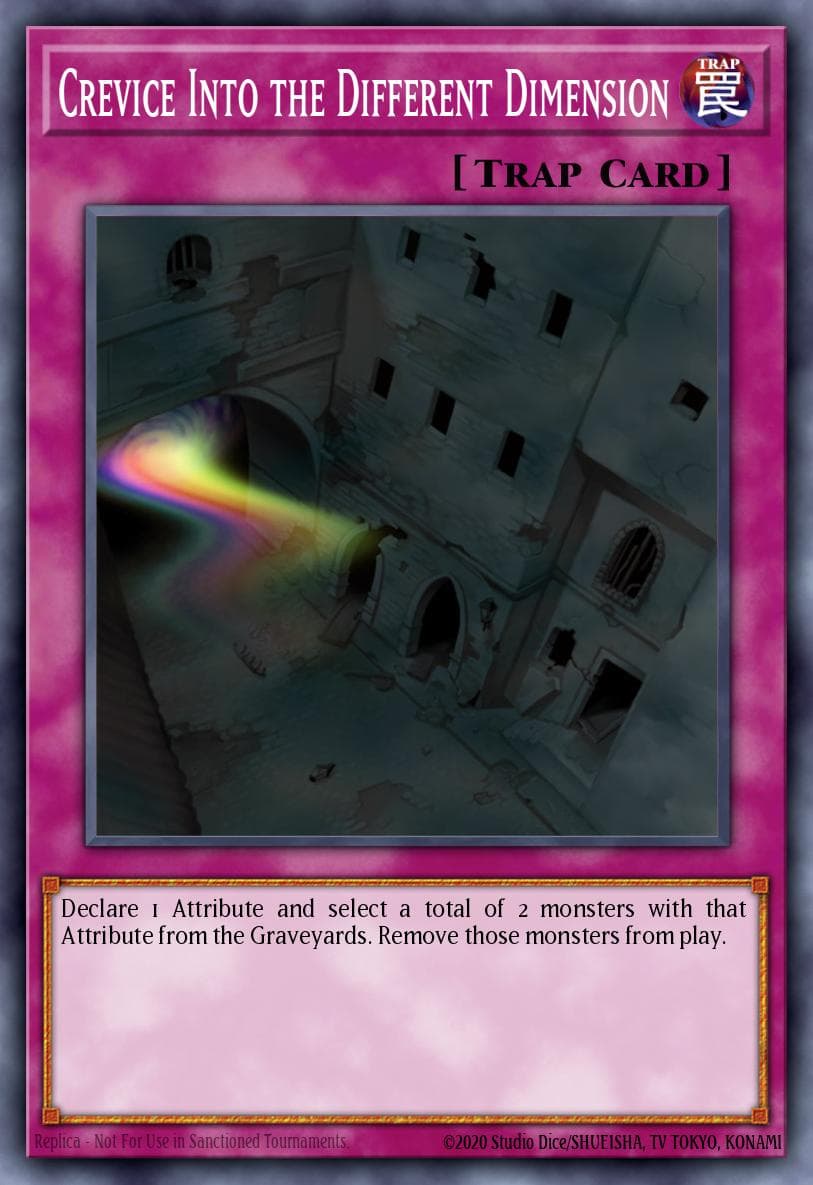 Crevice Into the Different Dimension 2020 Yu-Gi-Oh! The Shining Darkness