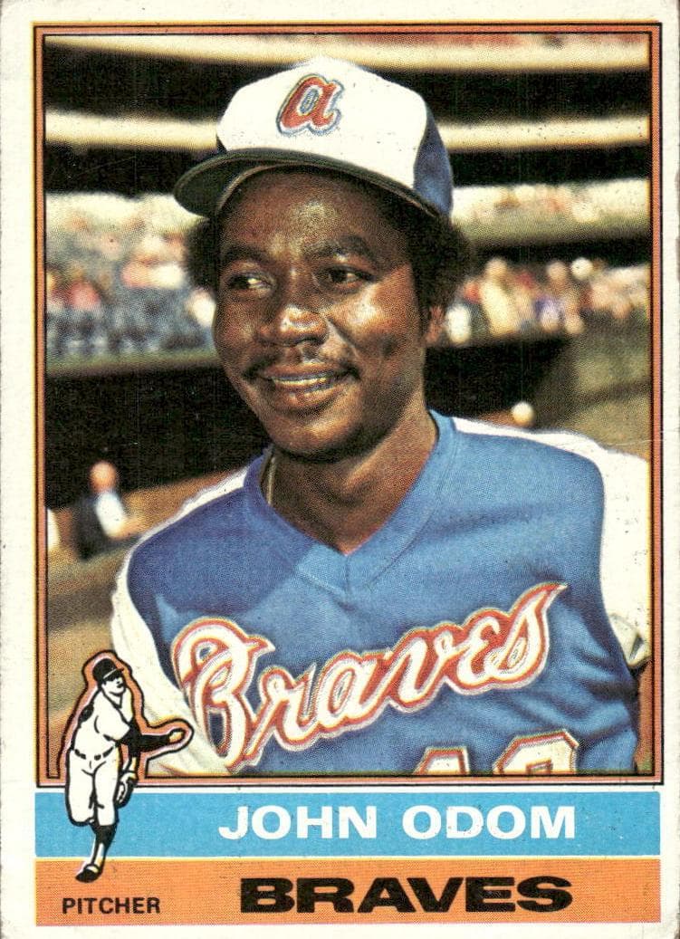 John Odom 1976 topps Topps