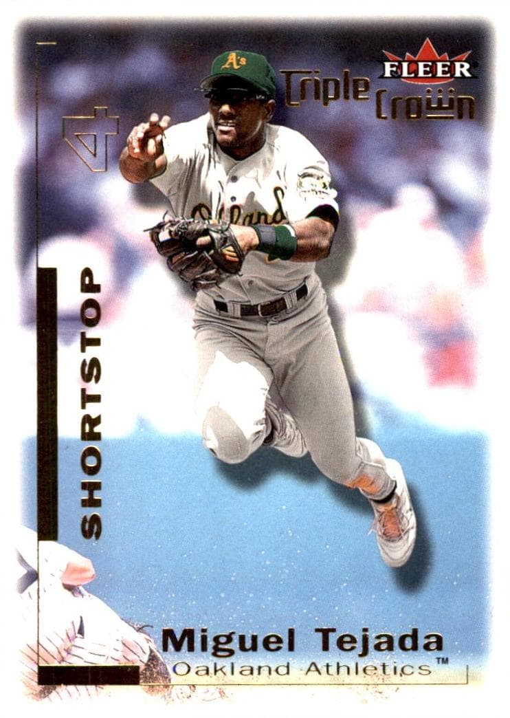Miguel Tejada 2001 fleer Fleer Triple Crown