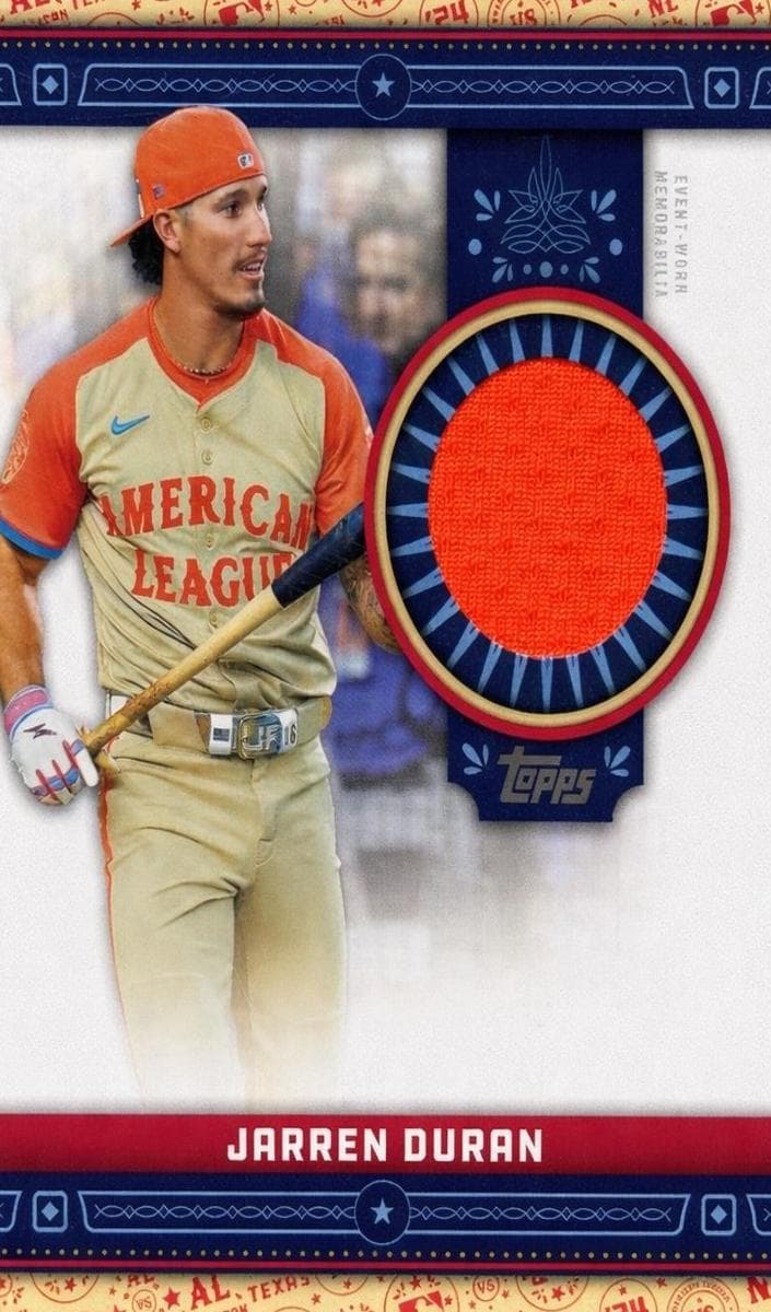 Jarren Duran 2024 topps Topps Update