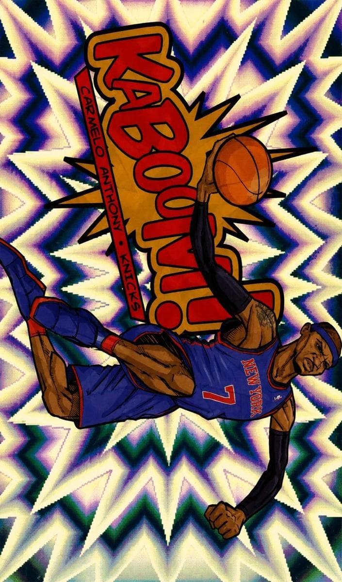 Carmelo Anthony 2013 panini