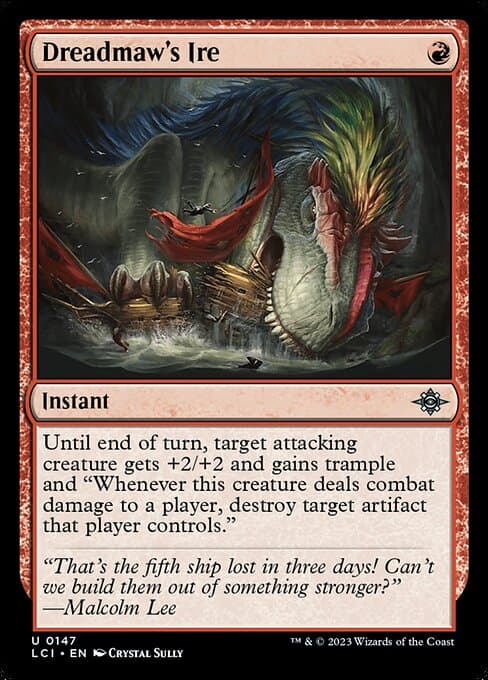 Dreadmaw's Ire 2023 Magic: The Gathering Lost Caverns of Ixalan