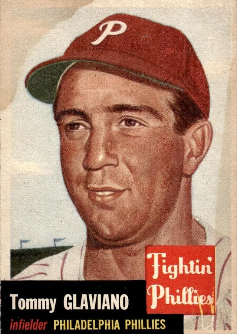 Tommy Glaviano 1953 topps Topps