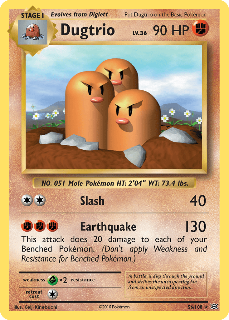 Dugtrio 2010 Pokemon