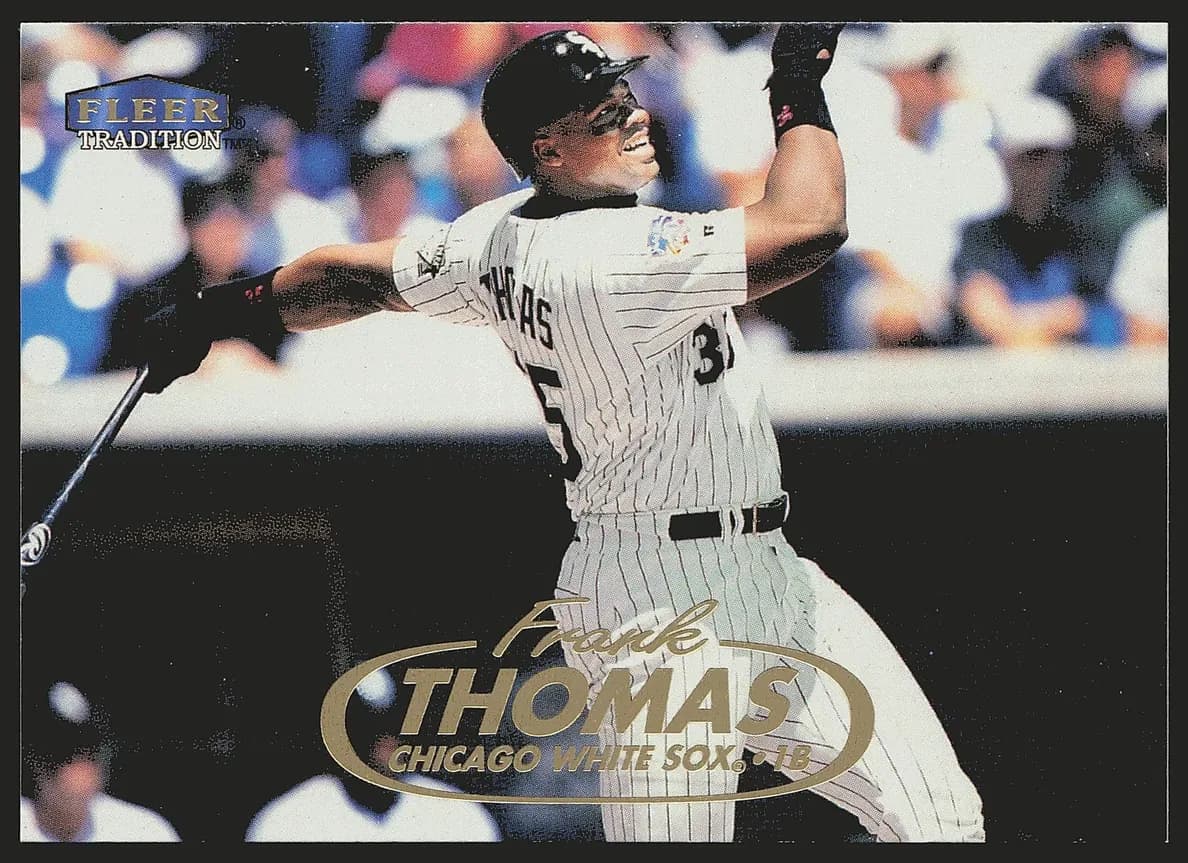 Frank Thomas 1998 panini Donruss Signature