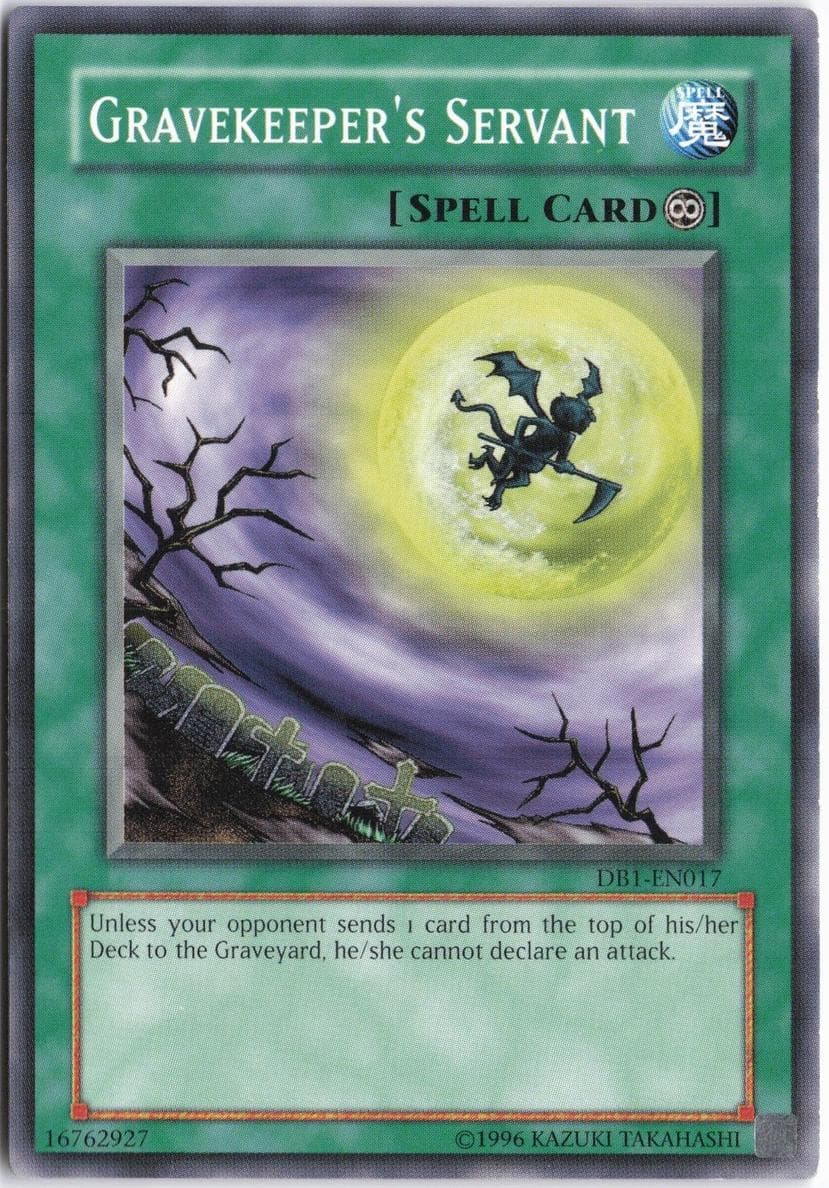 Gravekeeper's Servant 2004 Yu-Gi-Oh! Dark Beginning 1