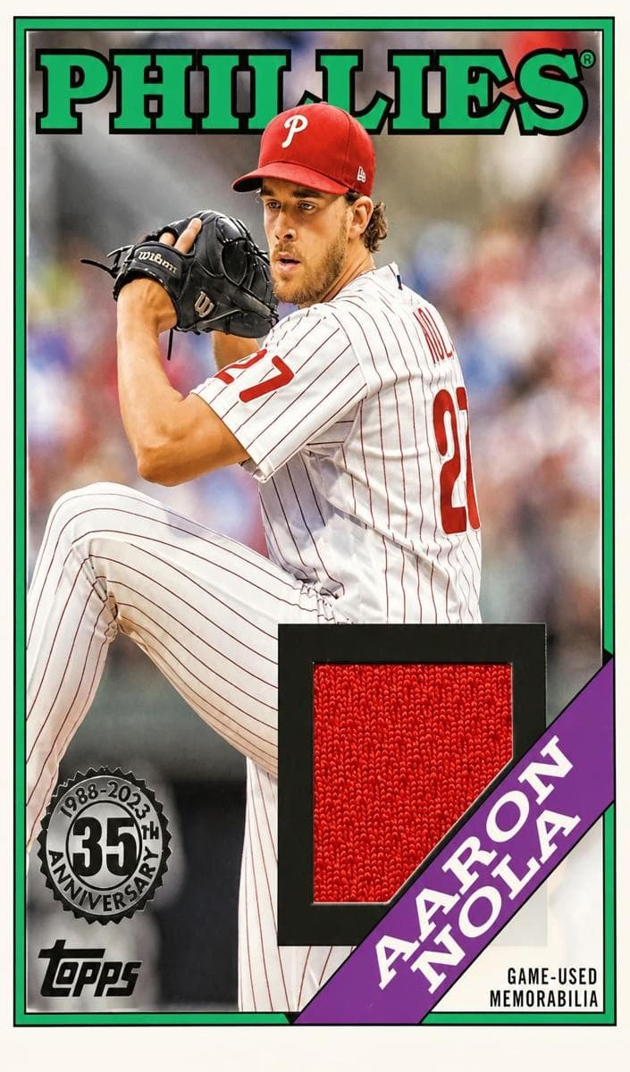 Aaron Nola 2023 topps Topps