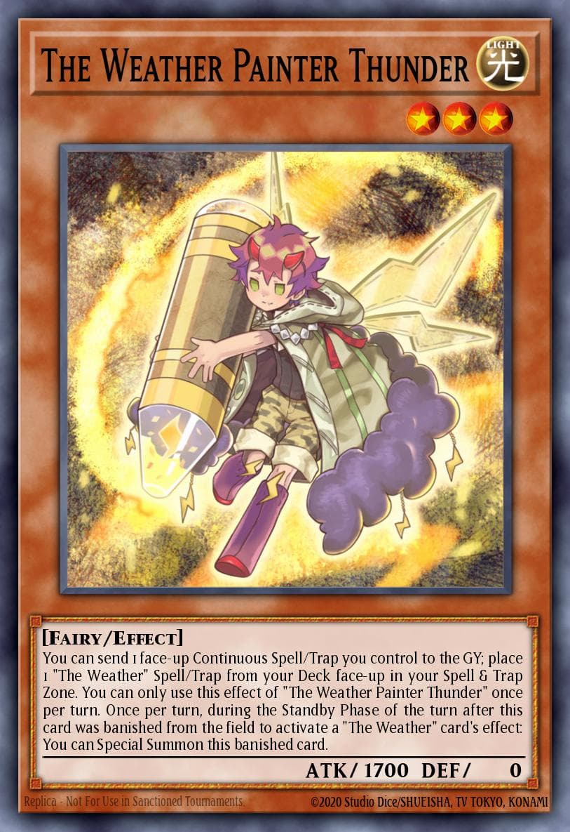 The Weather Painter Thunder 2021 Yu-Gi-Oh! Maximum Gold: El Dorado
