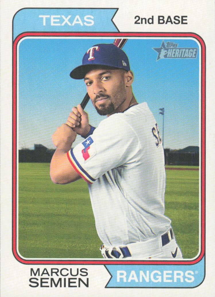 Marcus Semien 2023 topps Topps Heritage