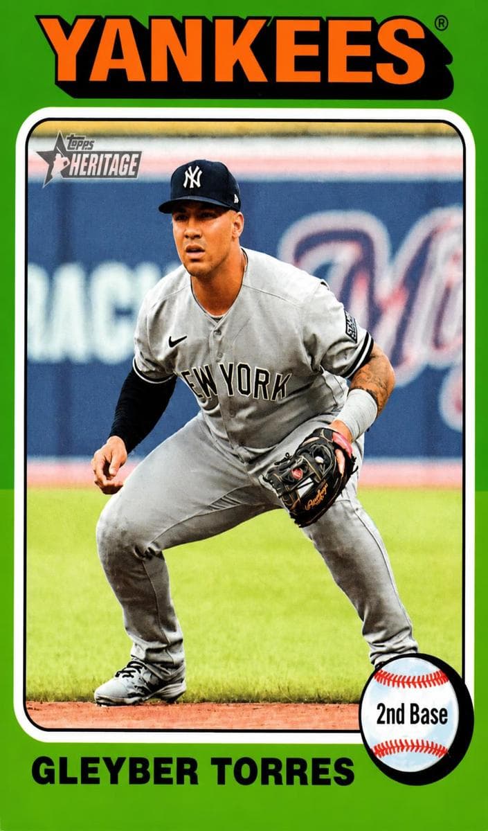 Gleyber Torres 2024 topps Topps Heritage