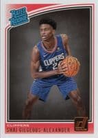 Shai Gilgeous-Alexander 2018 panini Donruss Optic