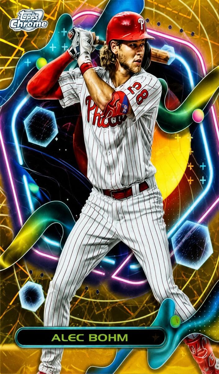 Alec Bohm 2023 topps Topps Cosmic Chrome