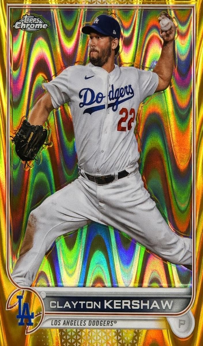 Clayton Kershaw 2022 topps Topps Chrome