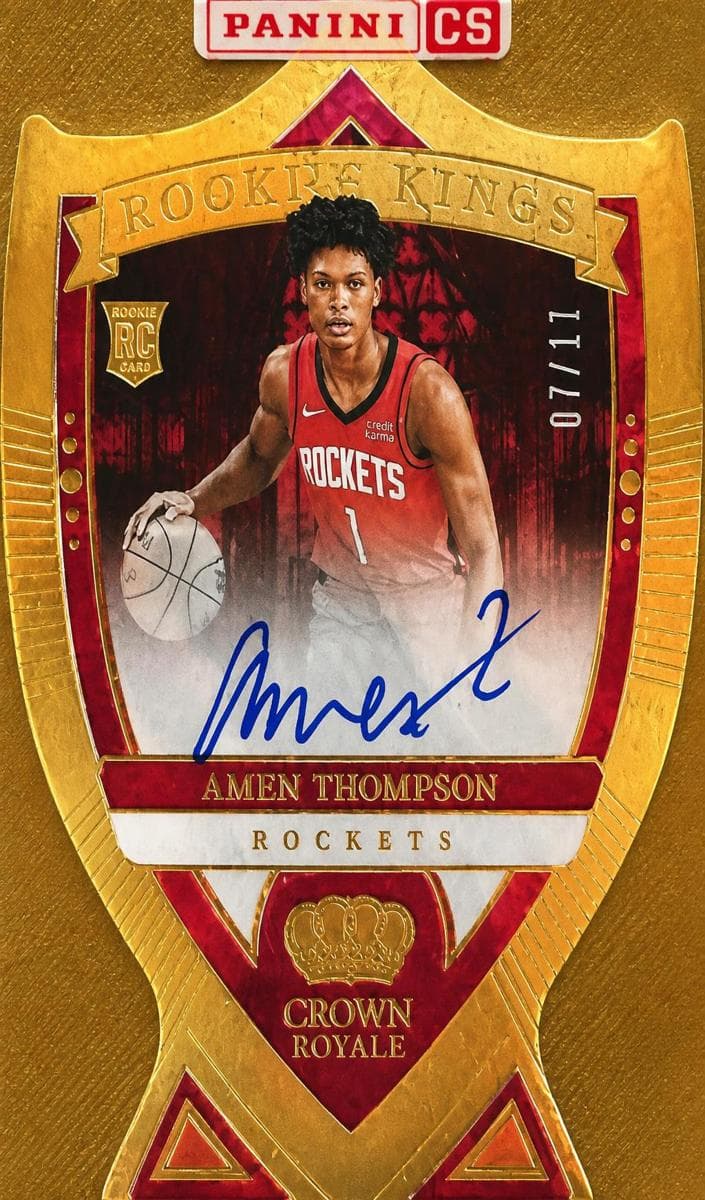 Amen Thompson 2023 panini Panini Crown Royale