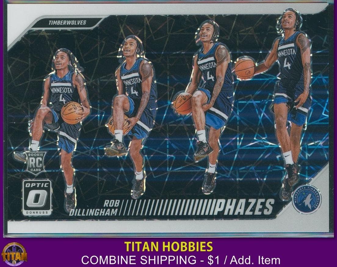 Rob Dillingham 2024 panini Donruss Optic
