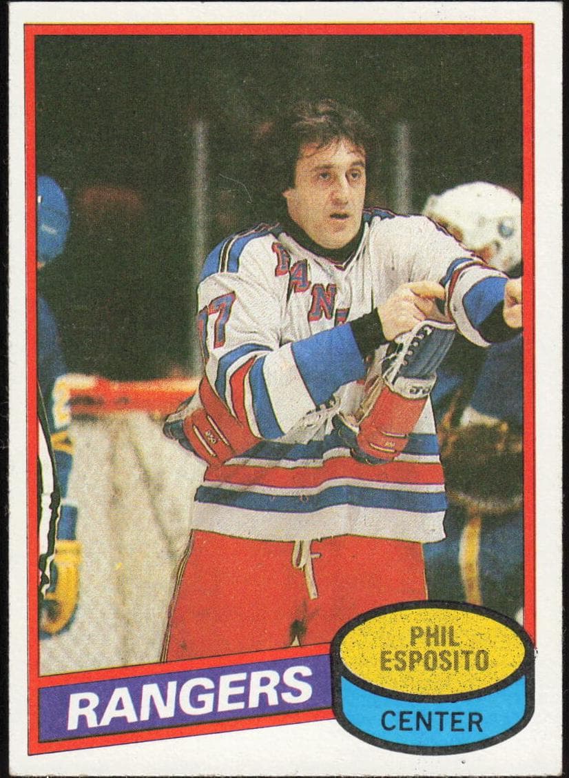 Phil Esposito 1980 topps Topps