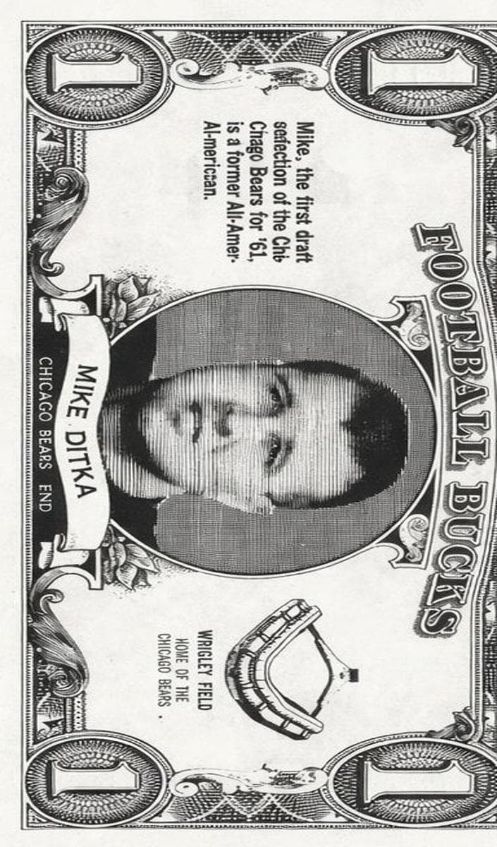 Mike Ditka 1962 topps