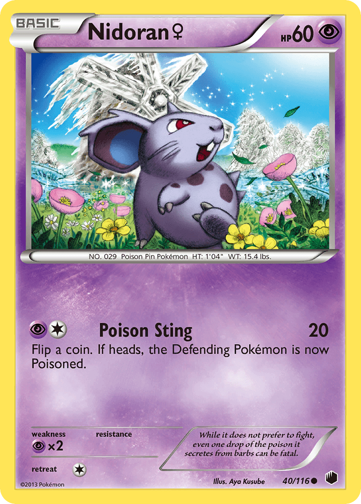 Nidoran 2013 Pokemon Plasma Freeze