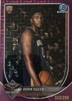 Derik Queen 2025 bowman Bowman Chrome - Fuchsia Refractor