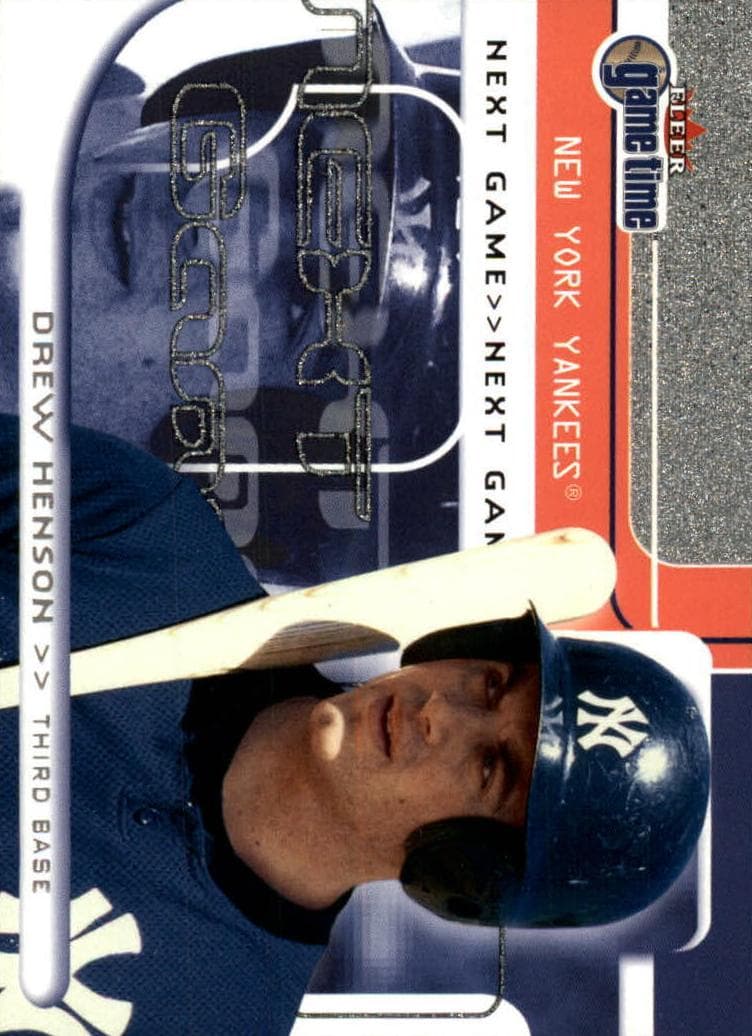 Drew Henson 2001 fleer Fleer Game Time
