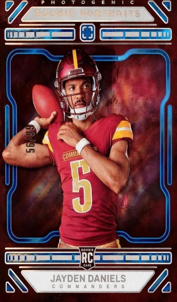 Jayden Daniels trading card