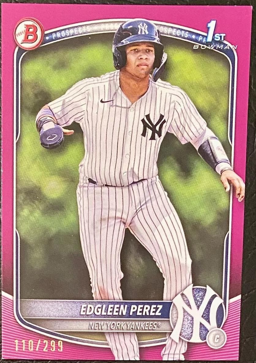 Edgleen Perez trading card