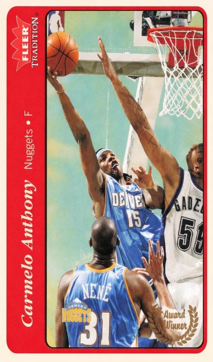 Carmelo Anthony 2004 fleer Fleer Tradition