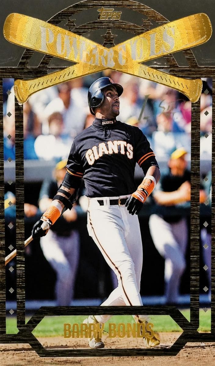 Barry Bonds 1996 topps Laser