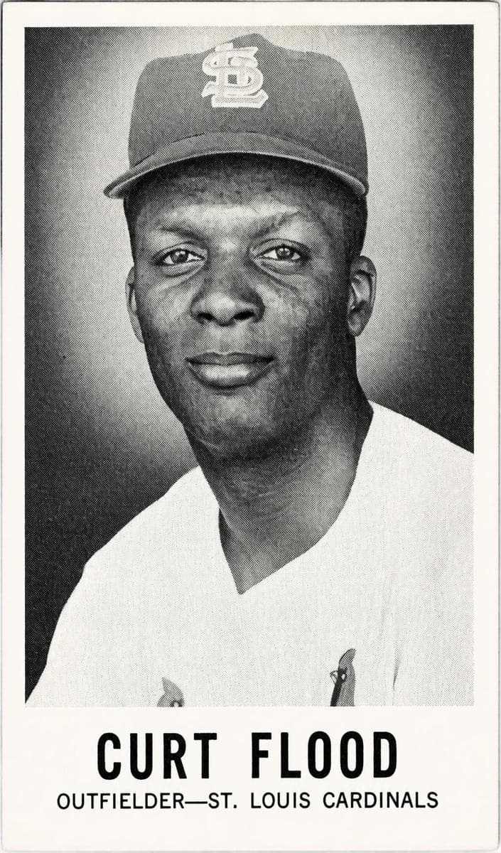 Curt Flood 1960 leaf Leaf Baseball