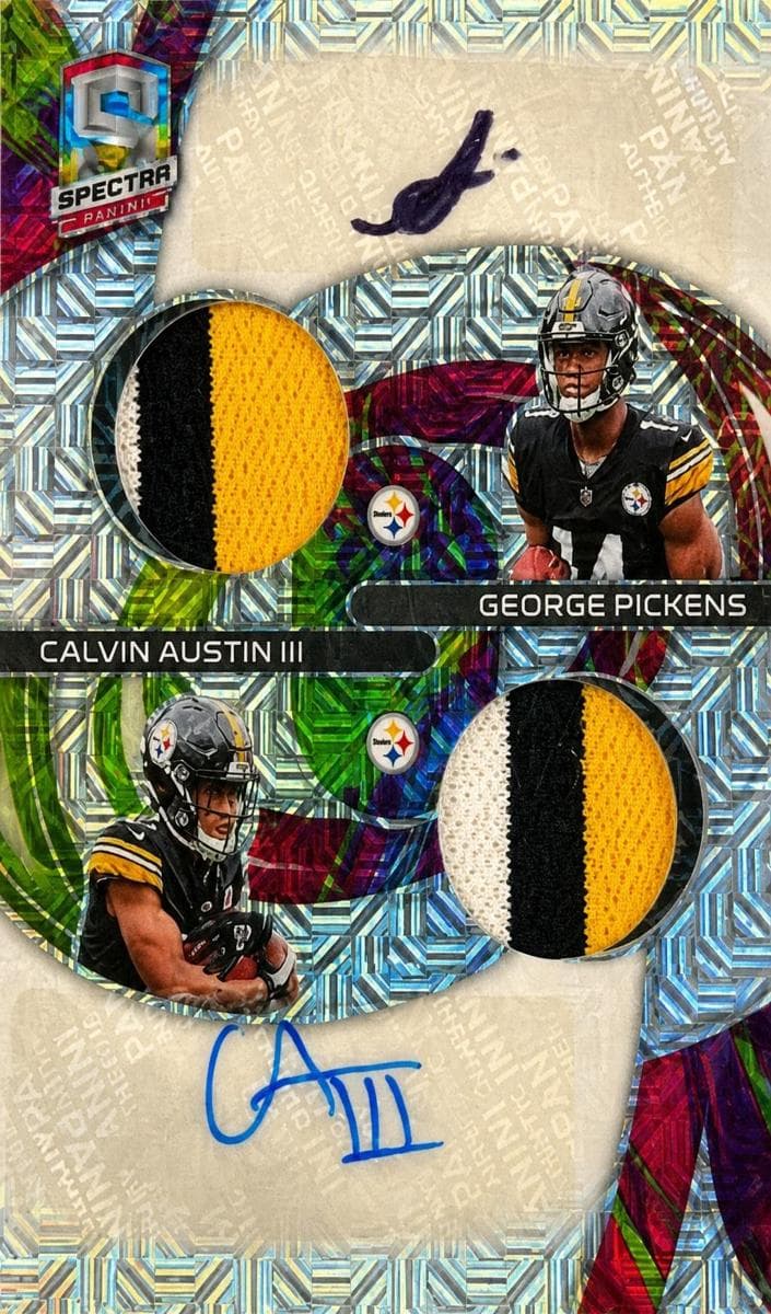 George Pickens / Calvin Austin III 2022 panini