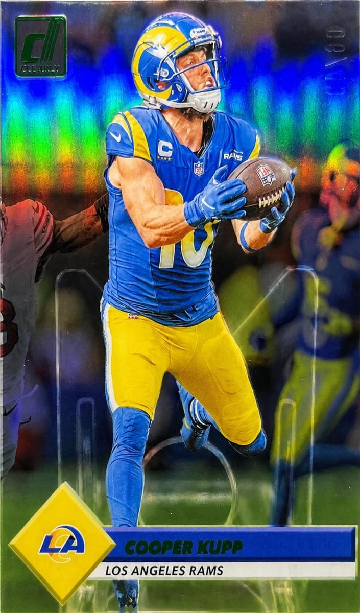 Cooper Kupp 2023 panini Clearly Donruss