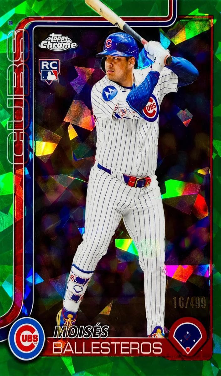 Moisés Ballesteros 2025 topps Topps Chrome Update Sapphire