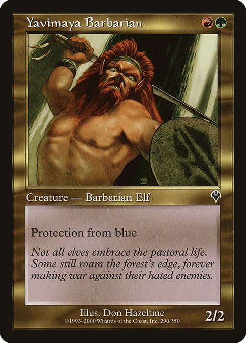 Yavimaya Barbarian 2020 Magic: The Gathering The List Reprints