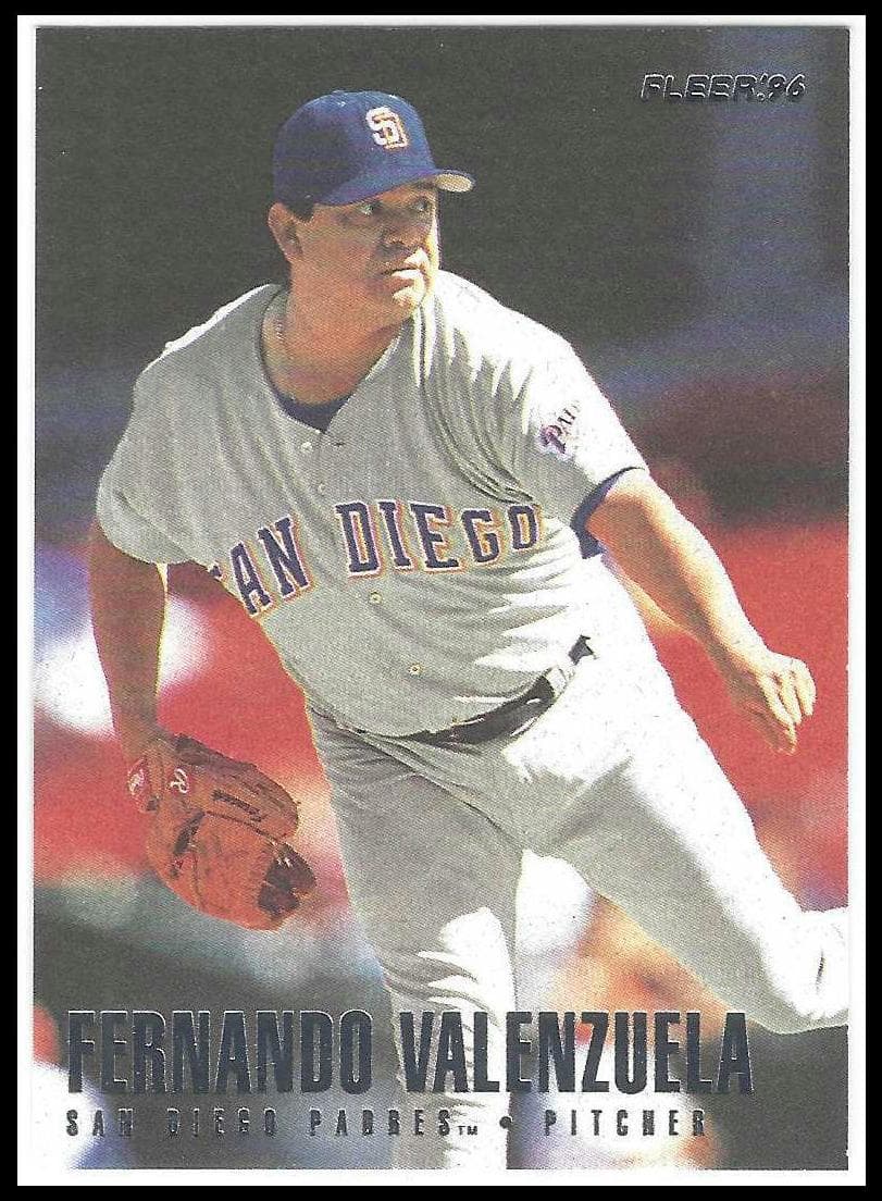 Fernando Valenzuela 1996 fleer Fleer
