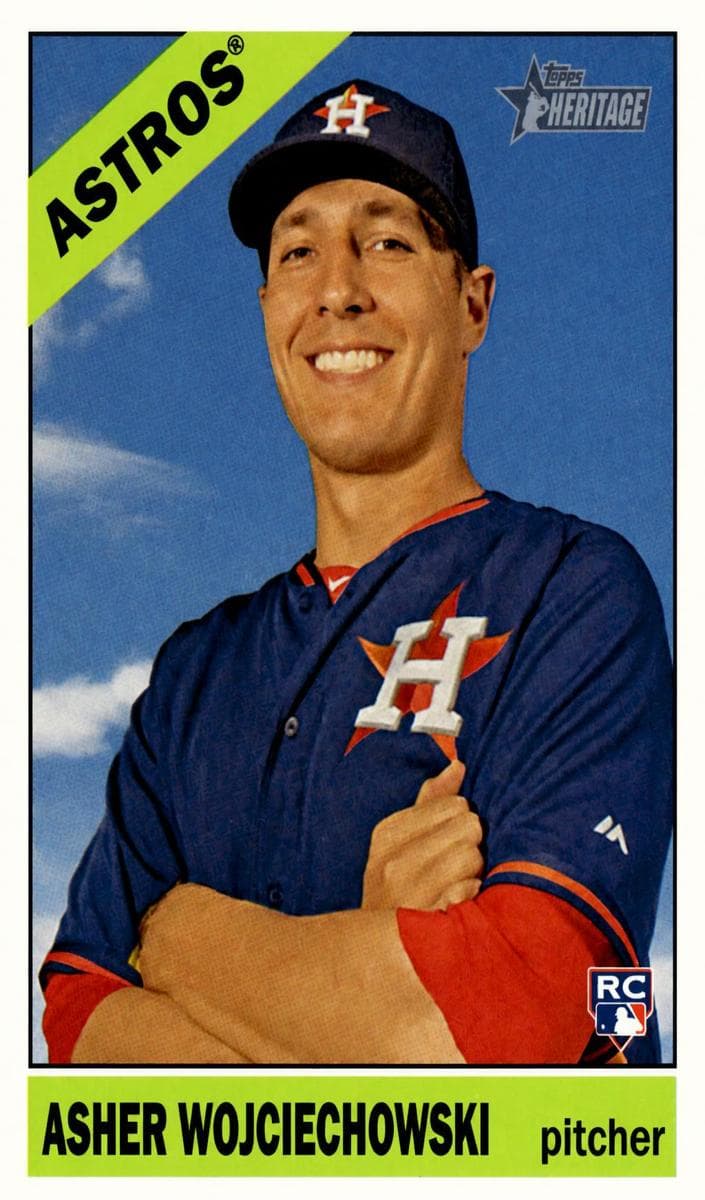 Asher Wojciechowski 2015 topps Topps Heritage