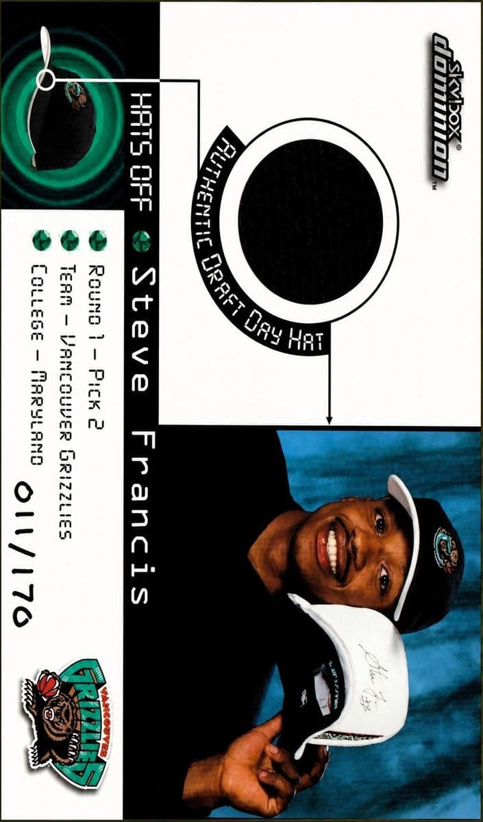 Steve Francis 1999 skybox