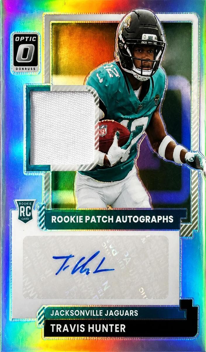Travis Hunter 2025 panini Donruss Optic