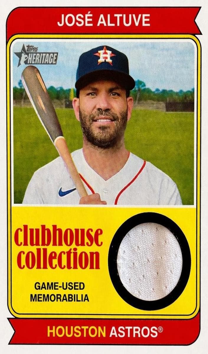 José Altuve 2023 topps Topps Heritage