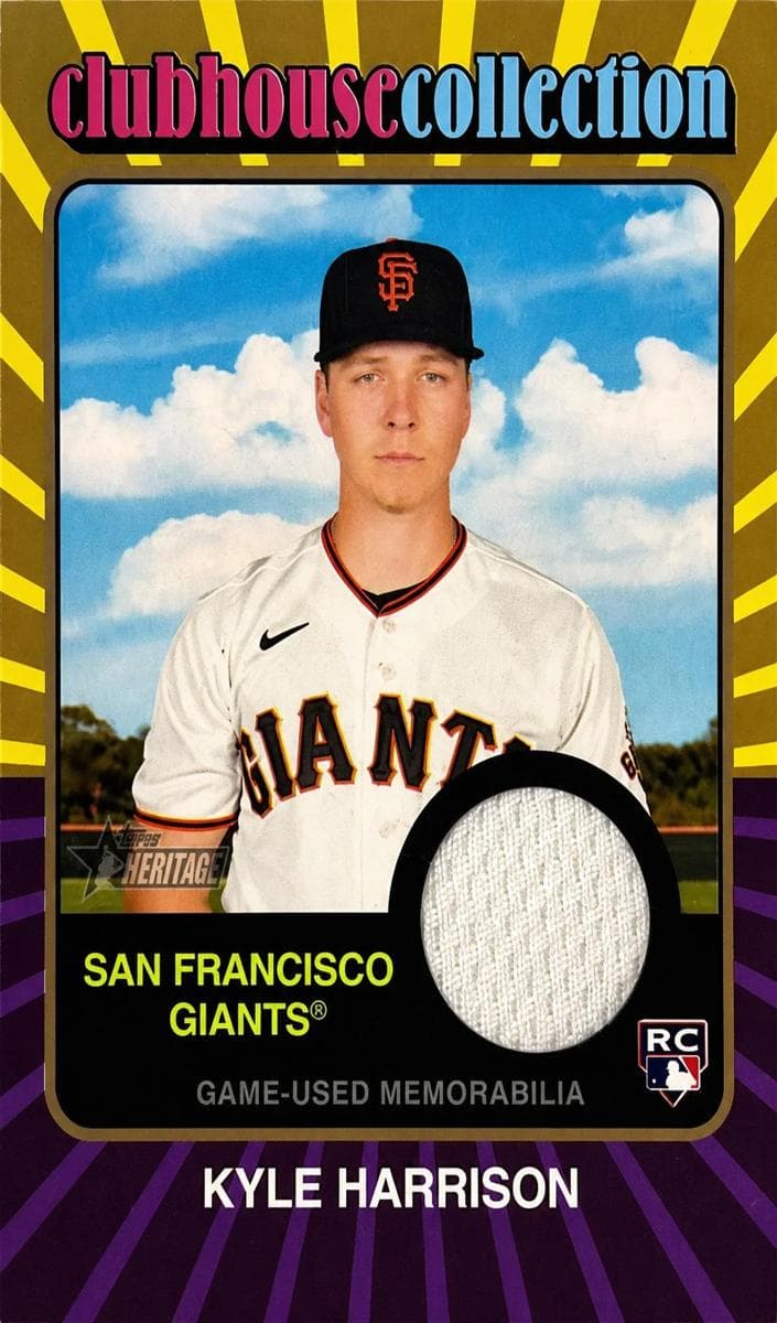 Kyle Harrison 2024 topps Topps Heritage