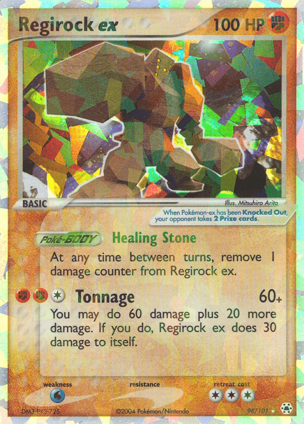 Regirock EX 2004 Pokemon